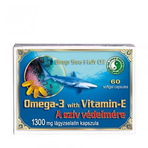 Vásároljon Dr.chen omega-3 + e-vitamin kapszula 1300mg 60db terméket - 1.834 Ft-ért