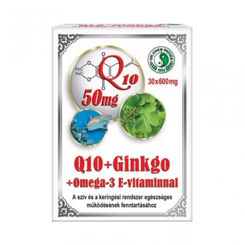 Vásároljon Dr.chen q10+ginkgo+omega3 kapszula 30db terméket - 3.667 Ft-ért