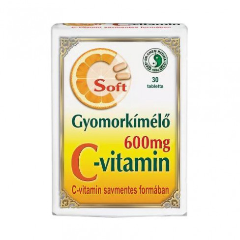 Vásároljon Dr.chen soft gyomorkímélő c-vitamin tabletta 30db terméket - 1.310 Ft-ért