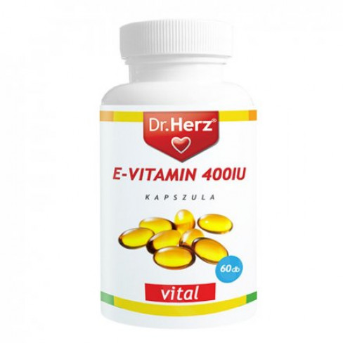 Vásároljon Dr.herz e-vitamin 400iu kapszula 60 db terméket - 2.279 Ft-ért