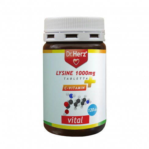 Vásároljon Dr.herz lysine-hcl 1000mg tabletta 120db terméket - 2.809 Ft-ért