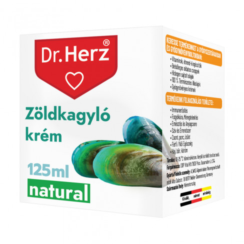 Vásároljon Dr.herz zöldkagyló krém 125ml terméket - 1.530 Ft-ért