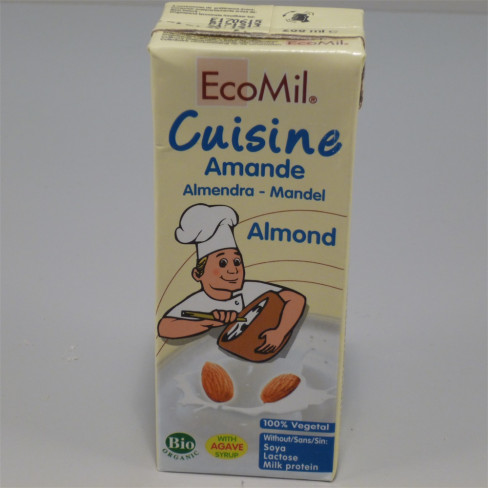 Vásároljon Ecomil bio növényi mandula  tejszín 200ml terméket - 723 Ft-ért