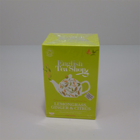 Vásároljon Ets bio citromfű tea gyömbér&citrus 20x1,5g 30g terméket - 1.080 Ft-ért