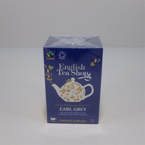 Vásároljon Ets bio earl grey tea 20x2g 40g terméket - 1.080 Ft-ért