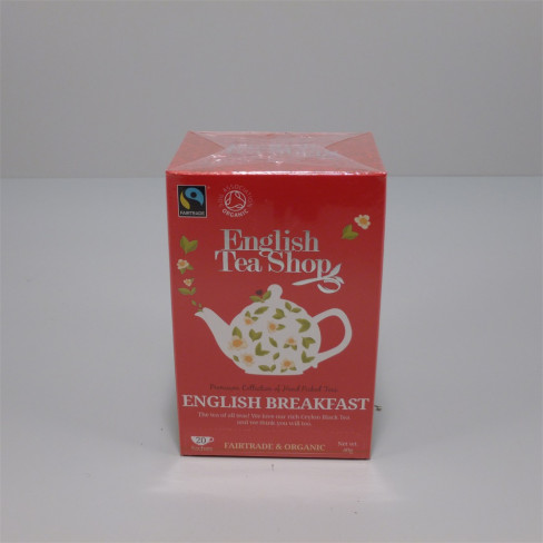 Vásároljon Ets bio english breakfast tea 20x1,5g 30g terméket - 1.080 Ft-ért