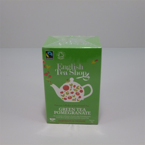 Vásároljon Ets bio zöld tea gránátalma 20x1,5g 30g terméket - 1.080 Ft-ért