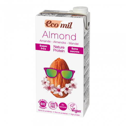 Vásároljon Ecomil bio mandulaital cukormentes-protein 1l terméket - 1.644 Ft-ért