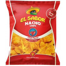 EL SABOR BIG NACHO CHIPS GLUTÉNMENTES CHILIS 225 G