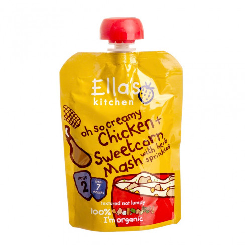 Vásároljon Ellas kitchen csirke csemegekukorica püré bio bébiétel 130g terméket - 757 Ft-ért