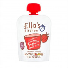Ellas kitchen görögjoghurt szamóca bio bébiétel 90g
