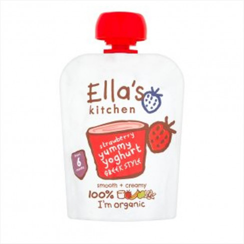 Vásároljon Ellas kitchen görögjoghurt szamóca bio bébiétel 90g terméket - 555 Ft-ért
