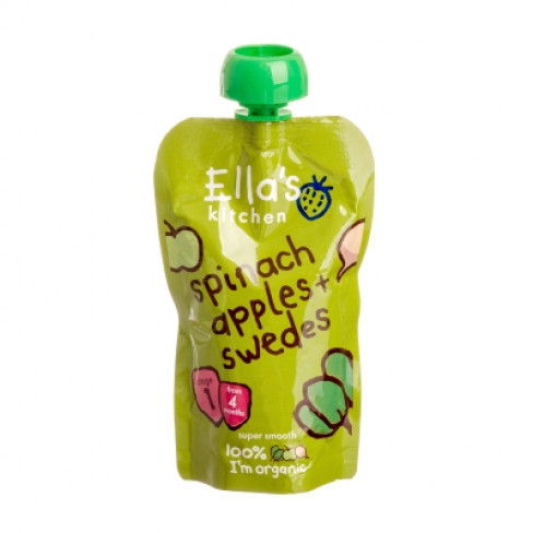 Vásároljon Ellas kitchen spenót alma karórépa bio bébiétel 120g terméket - 606 Ft-ért