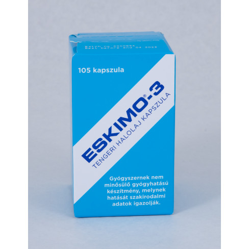Vásároljon Eskimo-3 halolaj kapszula 105db terméket - 6.793 Ft-ért