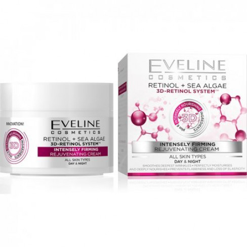 Vásároljon Eveline 3d retinol intenzív feszesítő arckrém 50ml terméket - 1.293 Ft-ért
