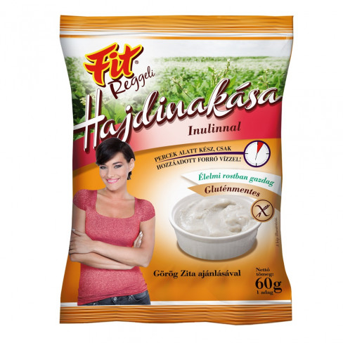 Vásároljon Fit reggeli hajdinakása inulinnal gluténmentes 65g terméket - 184 Ft-ért
