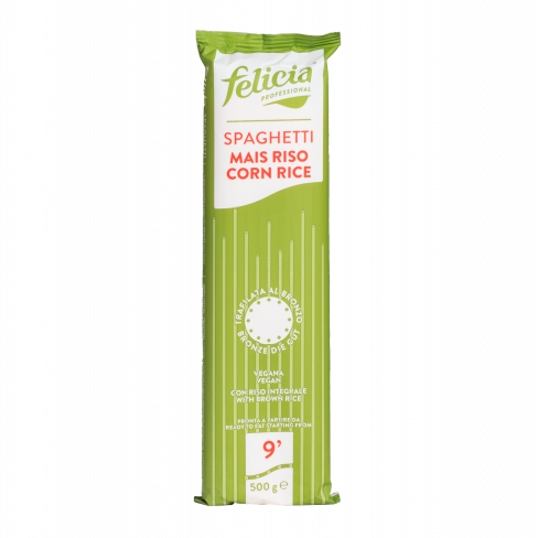 FELICIA BIO GLUTÉNMENTES TÉSZTA KUKORICA-RIZS SPAGETTI 500 G