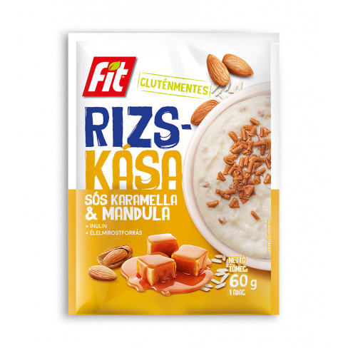 FIT RIZSKÁSA MANDULÁVAL SÓS KARAMELL ÍZBEN 60 G
