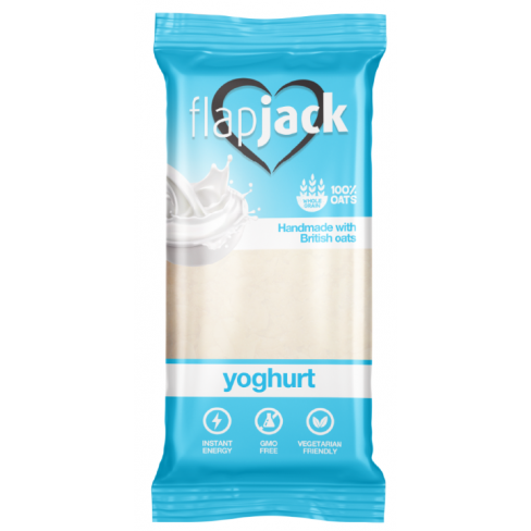 Vásároljon Flap jack zabszelet joghurt ízű,fehér bevonattal 100g terméket - 300 Ft-ért