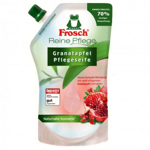 Vásároljon Frosch folyékony szappan utántöltő gránátalma 500ml terméket - 1.138 Ft-ért