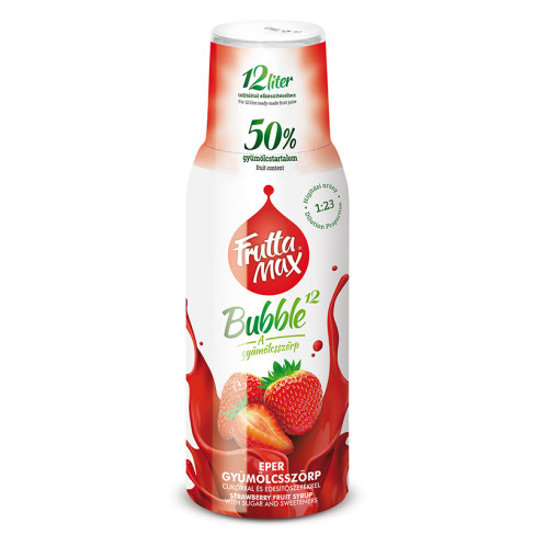 Vásároljon Fruttamax gyümölcsszörp eper íz 500ml terméket - 843 Ft-ért