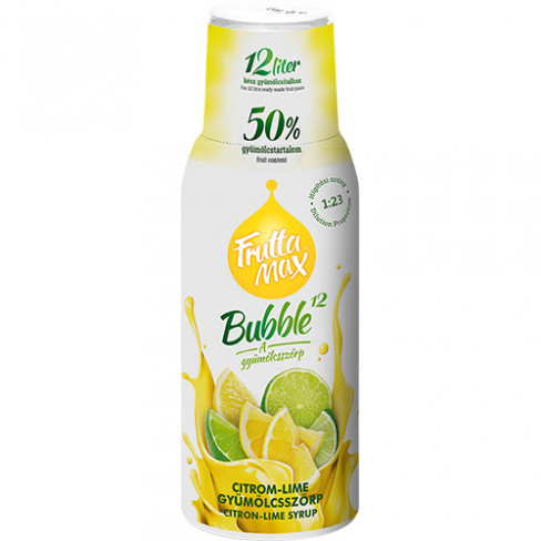 Vásároljon Fruttamax bubble citrom-lime 500ml terméket - 843 Ft-ért