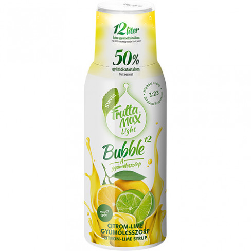 Vásároljon Fruttamax bubble citrom-lime light 500ml terméket - 843 Ft-ért