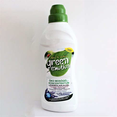 Vásároljon Green emotion öko mosószer a levendulaolajjal 11 mosás 750 ml terméket - 1.159 Ft-ért