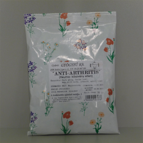 Vásároljon Gyógyfű anti-arthritis teakeverék 50g terméket - 619 Ft-ért