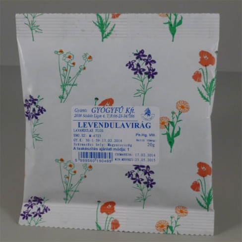 Vásároljon Gyógyfű levendula virág 20g terméket - 406 Ft-ért