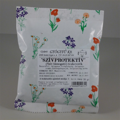 Vásároljon Gyógyfű szívprotektív teakeverék 50g terméket - 697 Ft-ért