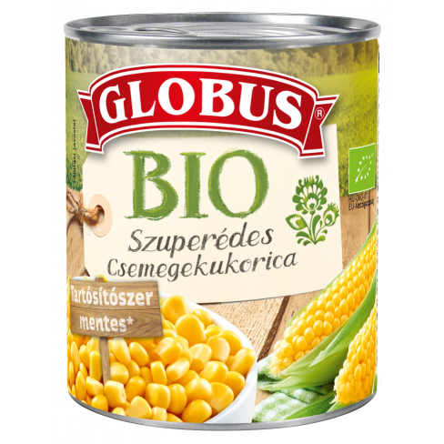 Vásároljon Globus bio szuperédes csem.kukorica 340g 340 g terméket - 466 Ft-ért