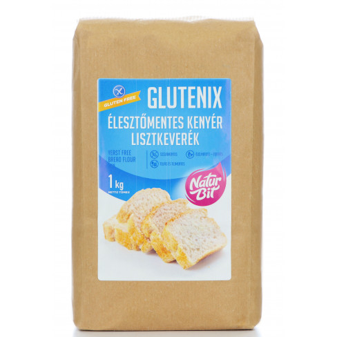 Vásároljon Glutenix gluténmentes élesztőmentes lisztkeverék 1000g terméket - 1.650 Ft-ért