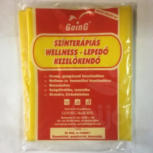 Vásároljon Going színterápiás wellness lepedő sárga 1db terméket - 324 Ft-ért