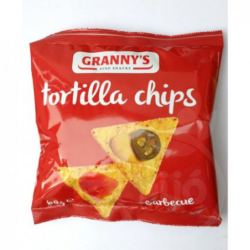 Vásároljon Grannys barbecue tortilla chips 60 g terméket - 221 Ft-ért