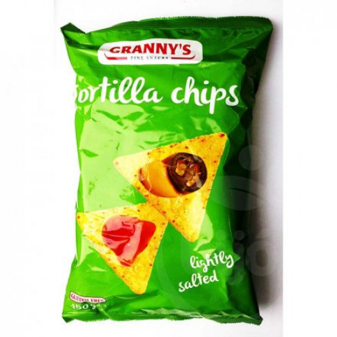 Vásároljon Grannys enyhén sós tortilla chips gluténmentes 150g terméket - 442 Ft-ért