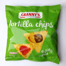 Grannys enyhén sós tortilla chips gluténmentes 60g