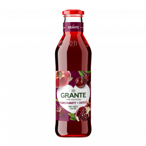Vásároljon Grante 100 %-os gránátalma-meggy juice 750ml terméket - 1.996 Ft-ért