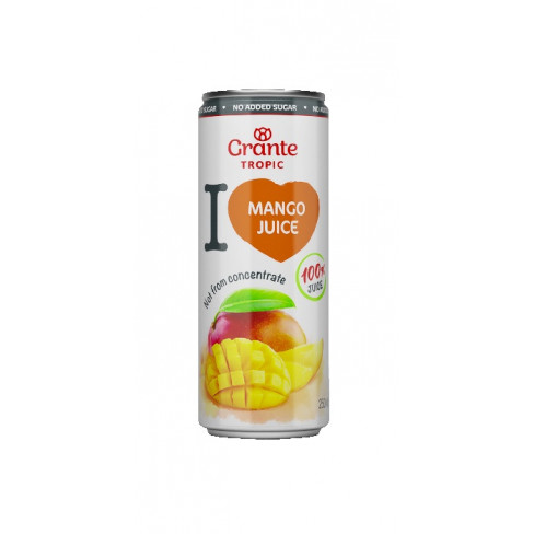 Vásároljon Grante tropic 100%-os mangó juice 250ml terméket - 452 Ft-ért
