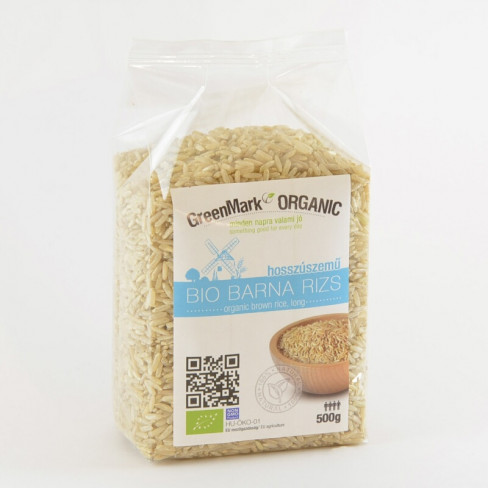 Vásároljon Greenmark bio barna rizs hosszúszemű 500g terméket - 1.080 Ft-ért