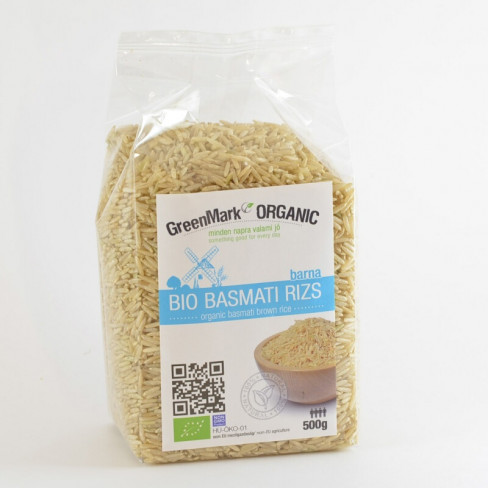 Vásároljon Greenmark bio basmati barnarizs 500g terméket - 1.071 Ft-ért