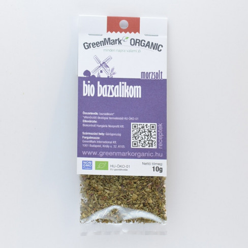 Vásároljon Greenmark bio bazsalikom morzsolt 10g terméket - 265 Ft-ért