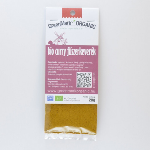 Vásároljon Greenmark bio curry fűszerkeverék 20g terméket - 432 Ft-ért