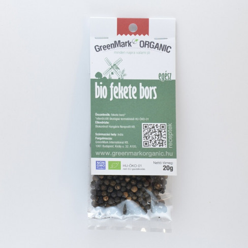 Vásároljon Greenmark bio fekete bors egész 10g terméket - 442 Ft-ért