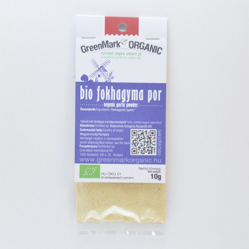 Vásároljon Greenmark bio fokhagymapor 10g terméket - 206 Ft-ért