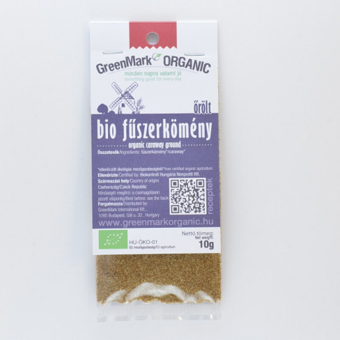 Vásároljon Greenmark bio fűszerkömény őrölt 10g terméket - 275 Ft-ért