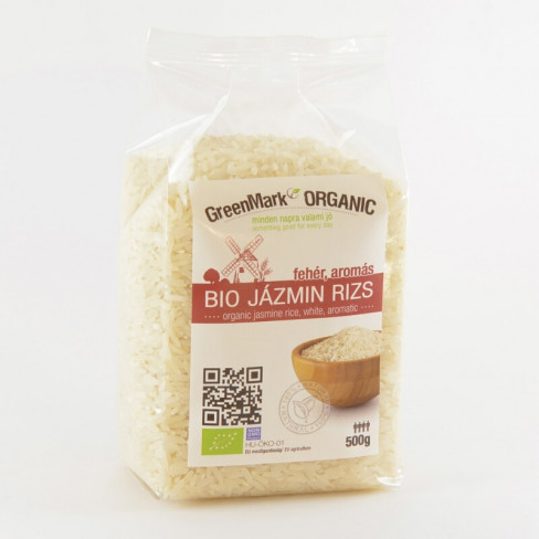 Vásároljon Greenmark bio jázmin rizs fehér 500g terméket - 1.189 Ft-ért