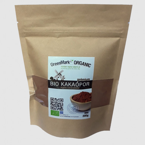 Vásároljon Greenmark bio kakaópor 200g terméket - 933 Ft-ért