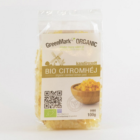 Vásároljon Greenmark bio kandírozott citromhéj 100g terméket - 904 Ft-ért
