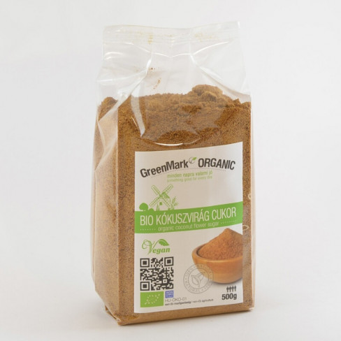 Vásároljon Greenmark bio kókuszvirág cukor 500g terméket - 1.925 Ft-ért